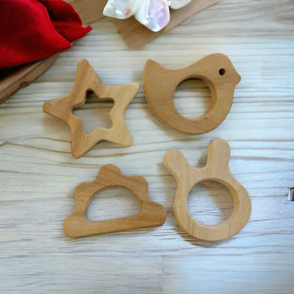 Neem Wood Teether Set