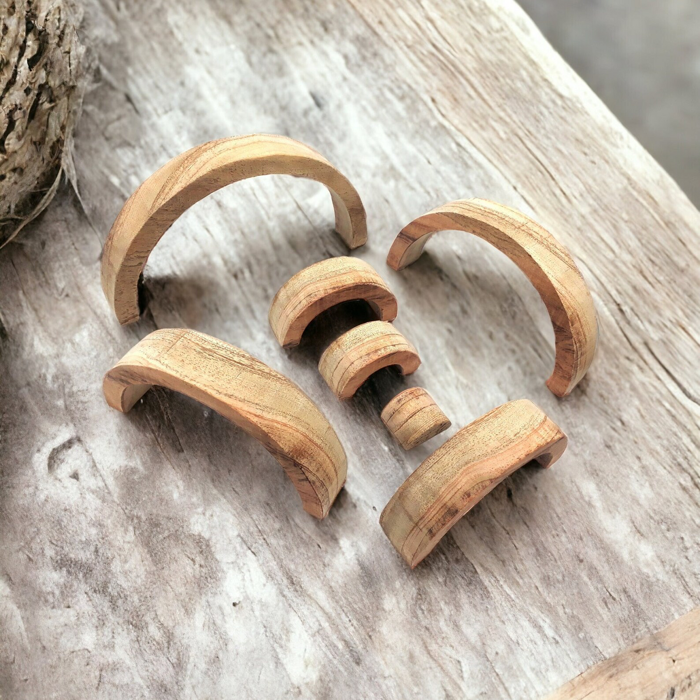 Neem Wood Stacking Rainbow