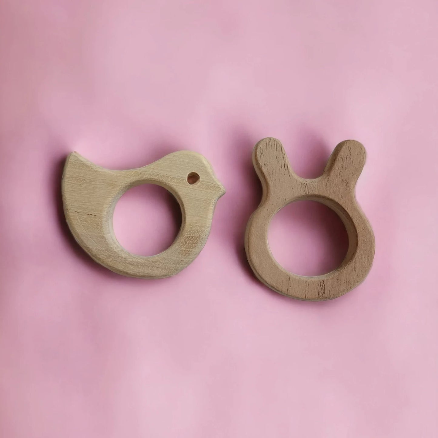 Neem Wood Dove & Bunny Teethers