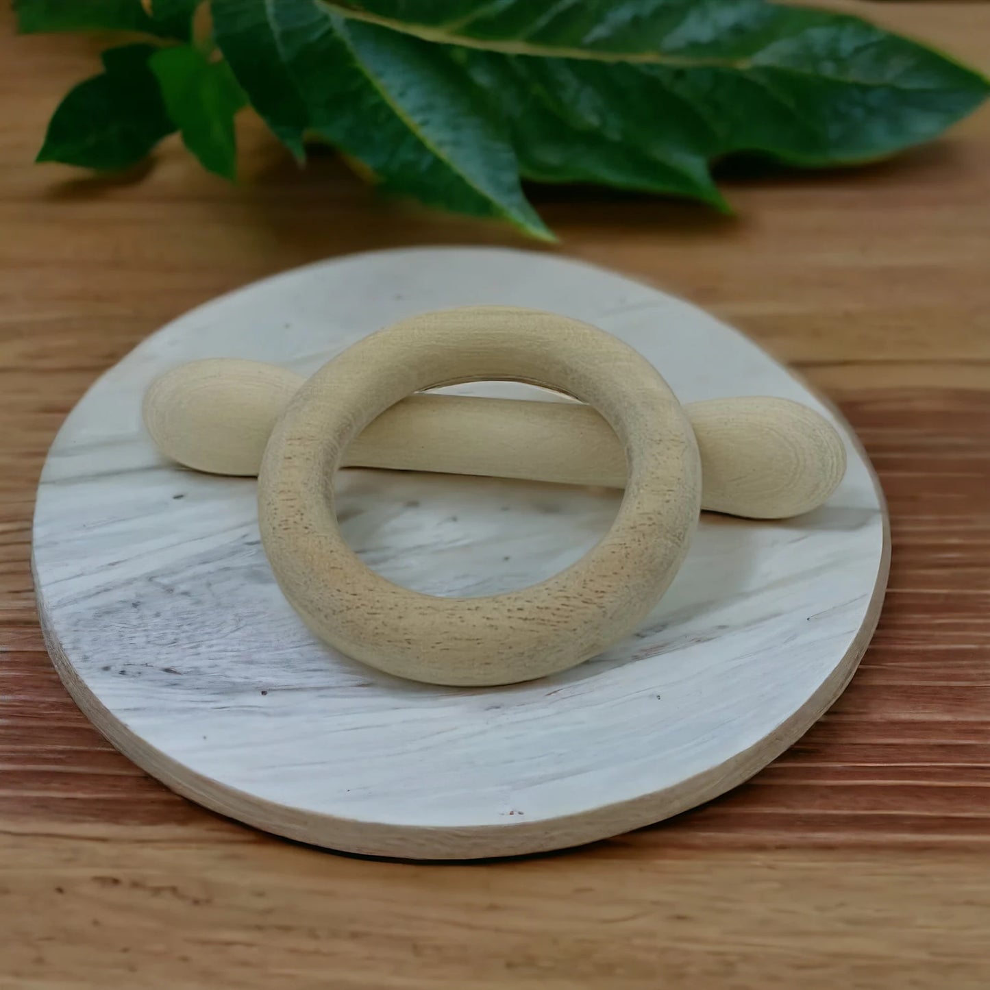 Neem Wood Dumbell & Ring